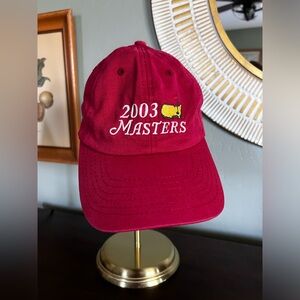 2003 Masters Hat in Red